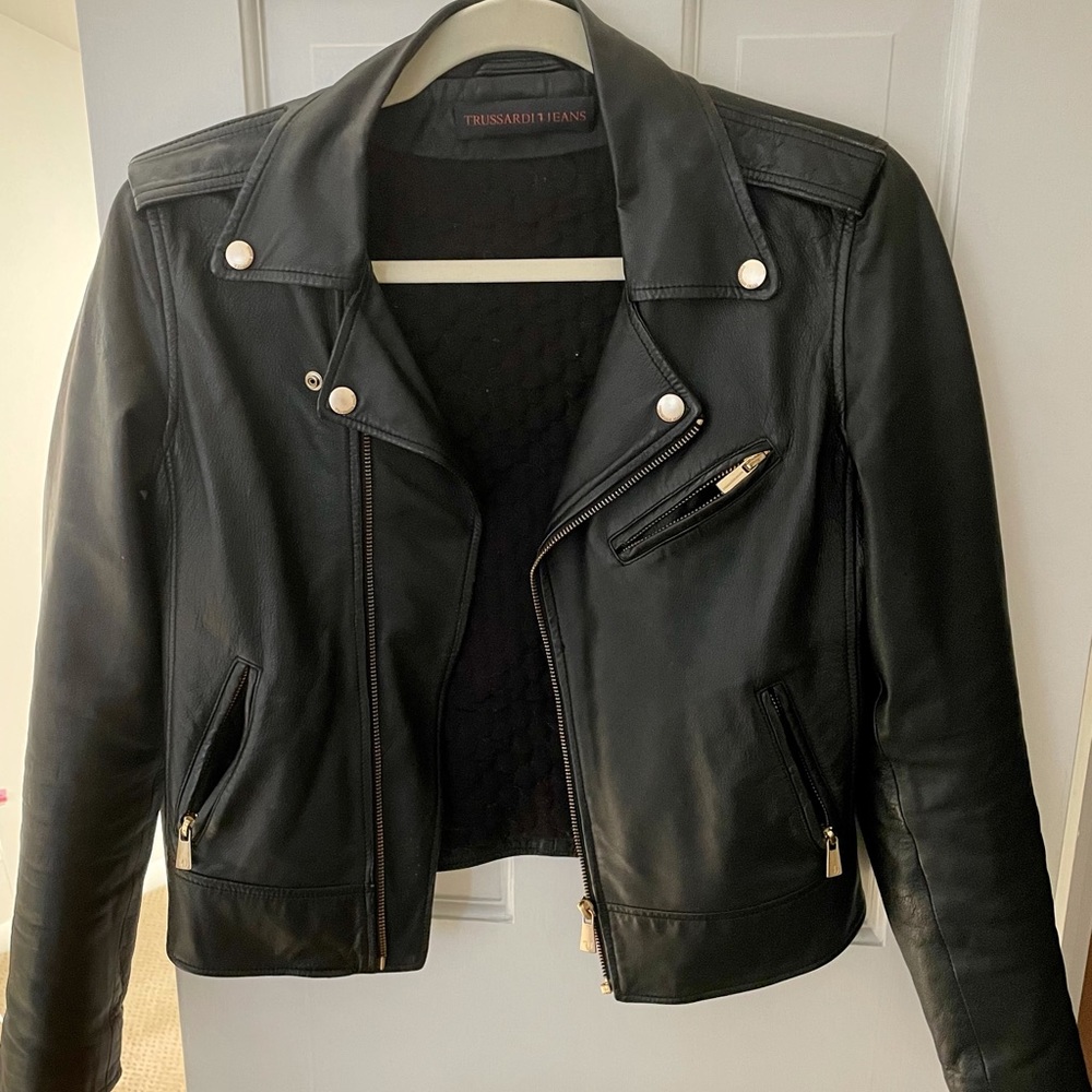 Trussardi Leather Jacket